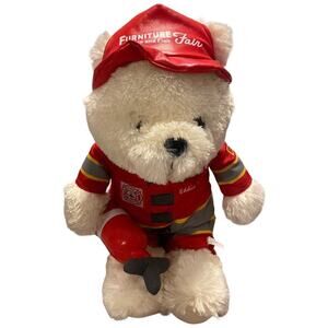 2020 Furniture Fair Eddie Fire Fighter bear plush fireman leukemia lymphoma 21"